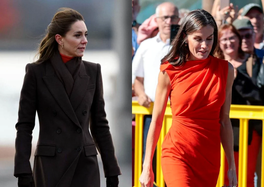 Kate Middleton și Regina Letizia au uimit joi, la evenimente diferite (Foto: Profimedia)