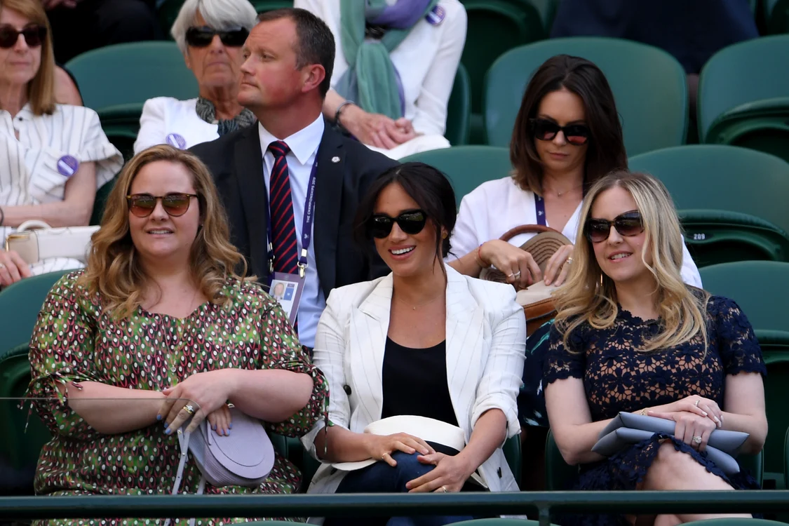 Meghan Markle a fost la Wimledon pentru a urmări meciul Serenei Williamsfoto: Getty