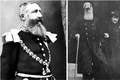 Regele Leopold al II lea al Belgiei si prostituata Caroline Delacroix cu care s a casatorit jpg