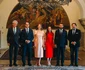 Cuplul regal român alături de cuplul regal sârb la Palatul Regal de la Belgrad. FOTO: Casa Regală a Serbiei