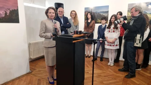 Principesa Sofia la vernisajul de la Cluj. FOTO: Casa Regală
