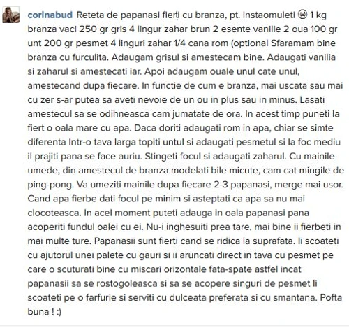 reteta corina