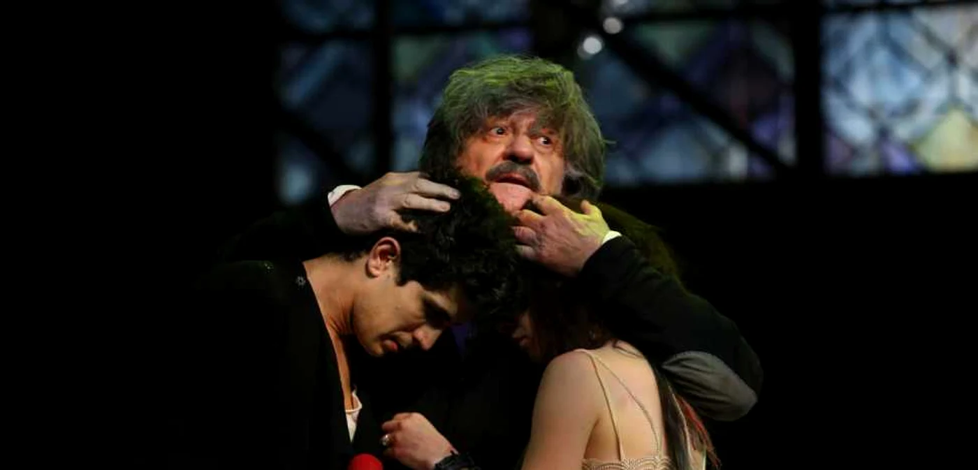 Ion Caramitru în ”Furtuna” (TNB), unul dintre cele mai ample spectacole care se vor juca la Theaterstock     FOTO: Florin Ghioca