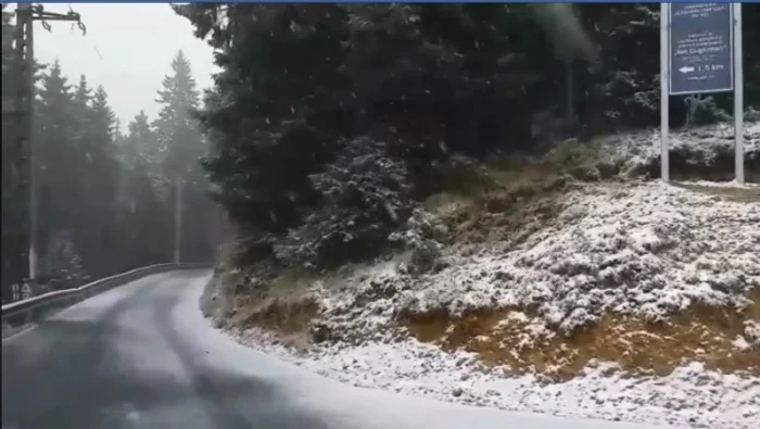 Ninsoarea se va instala la munteFOTO: Click!