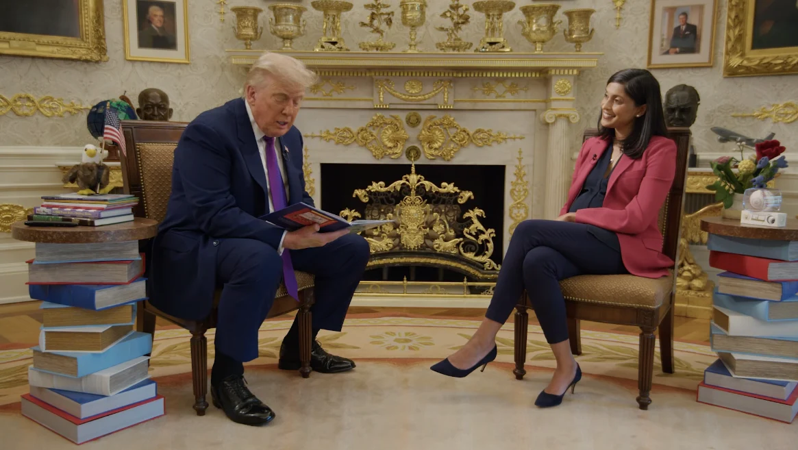 Trump a transformat un moment pentru copii într-un atac împotriva predecesorilor săi. Președintele SUA, invitat în podcastul soției lui JD Vance
