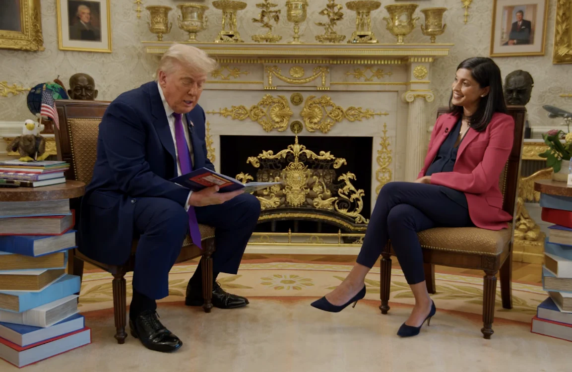 Trump a fost invitat în podcastul Ushei Vance FOTO Captură video