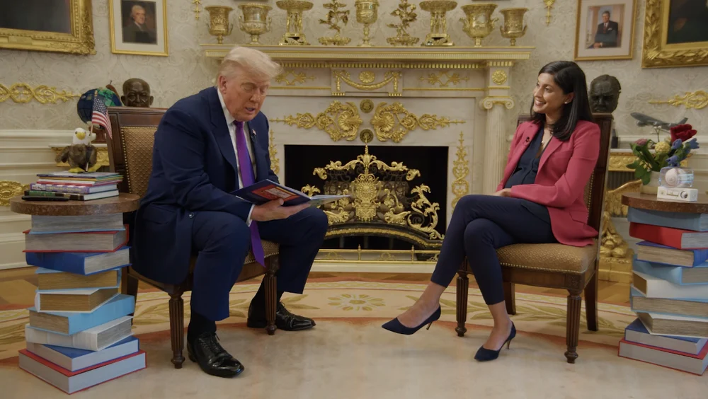 Trump a transformat un moment pentru copii într-un atac împotriva predecesorilor săi. Președintele SUA, invitat în podcastul soției lui JD Vance