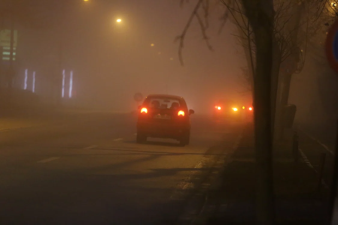 Trafic în condiții de ceață FOTO: Mediafax