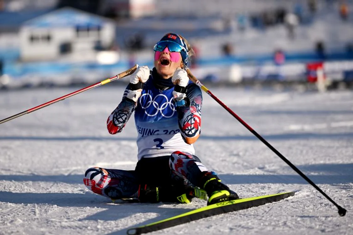 There Johaug și bucuria victoriei (FOTO: Guliver/ Gettyimages)