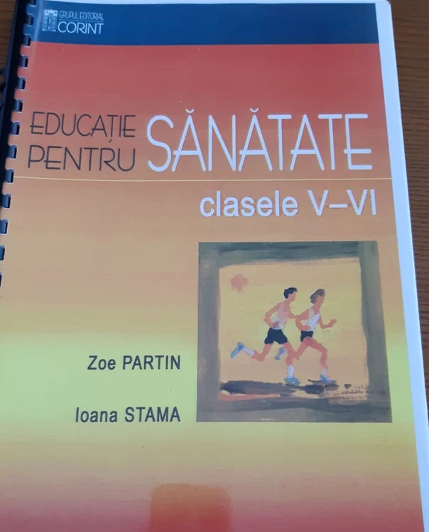 Coperta manualului „Educație pentru sănătate”, clasele V - VI