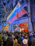 Concentració a Barcelona davant del Consolat Veneçolà a favor de Nicolás Maduro 20260103 02 jpg