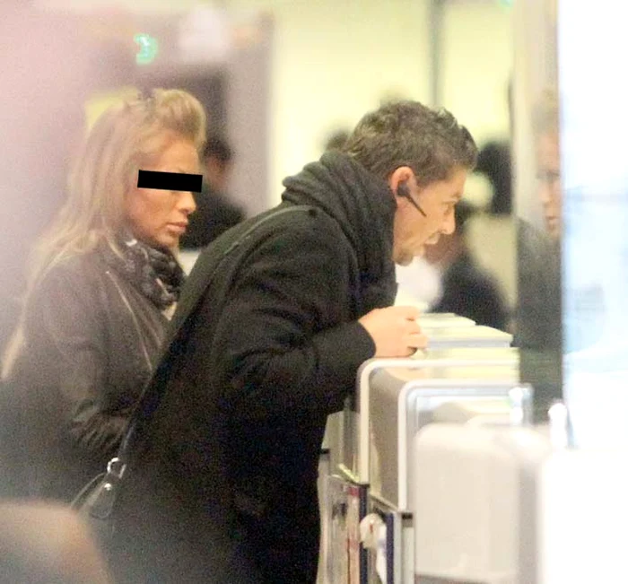 Bogdan și amanta lui,  Aura, au fost surprinși  de Click! la sfârșitul anului  trecut, când se pregăteau  să plece în vacanță
