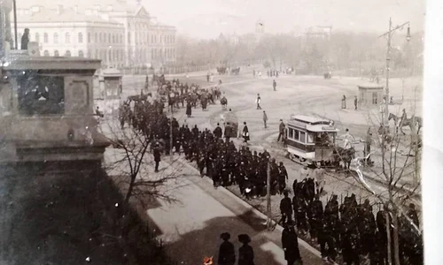 Cum circulau tramvaiele din București în timpul ocupației germane jpeg