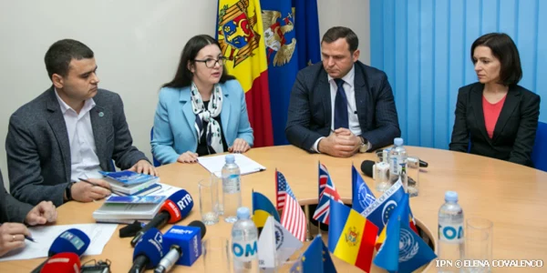 Maia Sandu si Andrei Nastase foto IPN