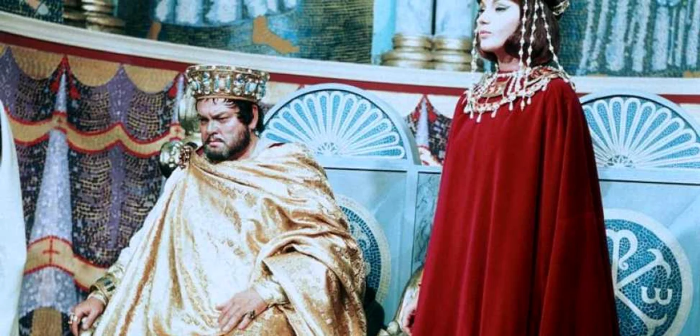 Orson Welles şi Sylva Koscina (foto: cinema.de)
