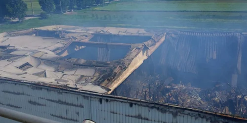 incendiu Ilfov FOTO ISU