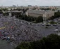Protestul organizat de sindicaliștii din domeniul educației și susținătorii acestora în Piața Victoriei din București. FOTO Inquam Photos / Octav Ganea