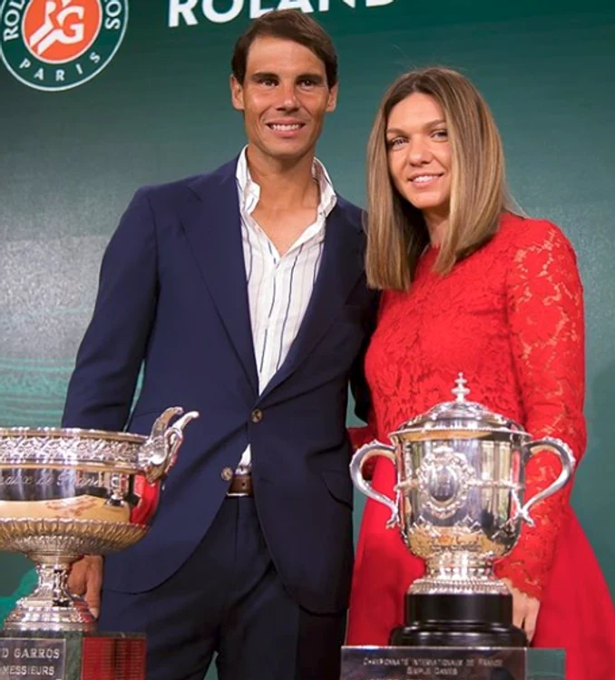 Simona Halep, alături de Rafael Nadal, la Roland Garros 2019
