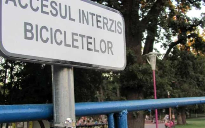 Pedalarea interzisă în centrul Timişoarei