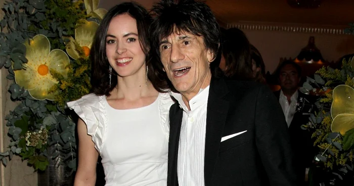 Sally Hunphreys şi Ron Wood s-au căsătorit după şase luni de relaţie FOTO Getty Images