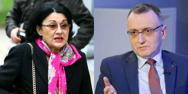 Sorin Campeanu si Ecaterina Andronescu combo articol foto Eduard Enea