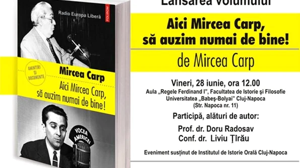 Eveniment dedicat lui Mircea Carp, la Cluj jpeg