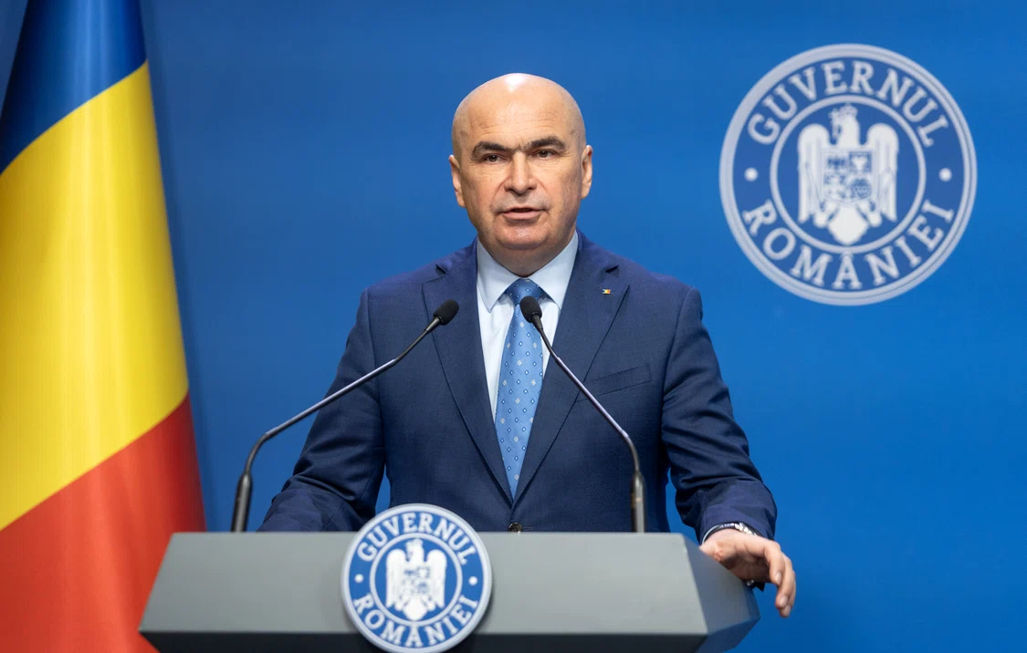 Premierul Ilie Bolojan a participat la recepția Zilei Unității Germane FOTO: Mediafax