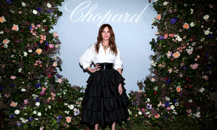 Julia Roberts la lansarea colecției sale de bijuterii cu Chopard, la Chateau Marmont, Los Angeles, Getty Images (2) jpg