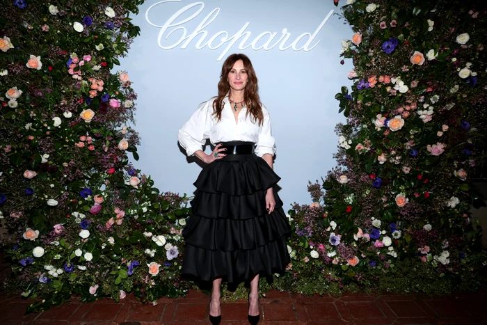 Julia Roberts la lansarea colecției sale de bijuterii cu Chopard, la Chateau Marmont, Los Angeles, Getty Images (2) jpg