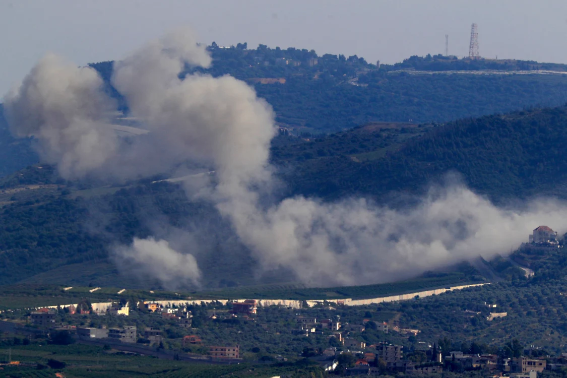 Bombardament israelian la granița cu Libanul FOTO PROFIMEDIA