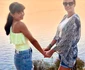 Livia Graur și fiica ei au petrecut o vacanță de vis în Lefkada foto: arhiva personală 