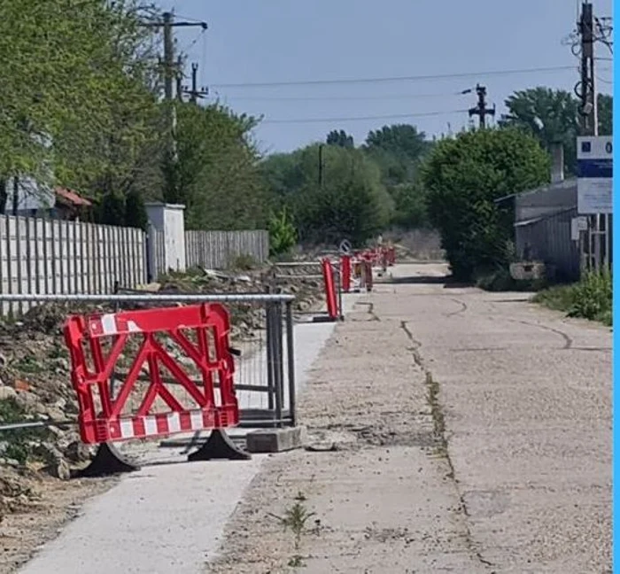 Se lucrează la reţeaua de canalizare în cartierul Măgureni FOTO Facebook/PMC
