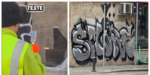 Graffiti in București FOTO Facebook / Ciprian Ciucu