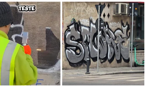 Graffiti in București FOTO Facebook / Ciprian Ciucu