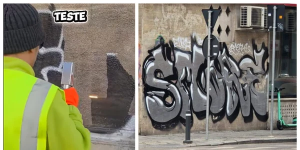 Graffiti in București FOTO Facebook / Ciprian Ciucu