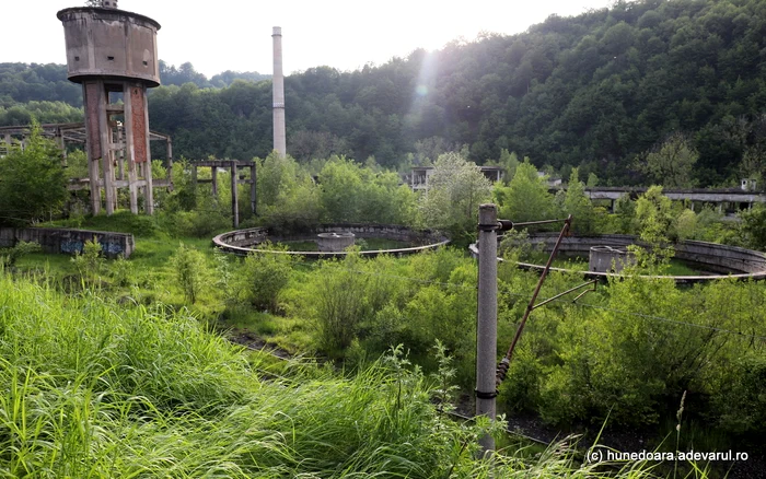 Ruine industriale în Lupeni. Foto: Daniel Guță