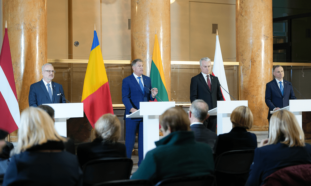 Declarație comună privind securitatea regională și integrarea europeană, semnată de președinții României, Lituaniei, Letoniei și Poloniei