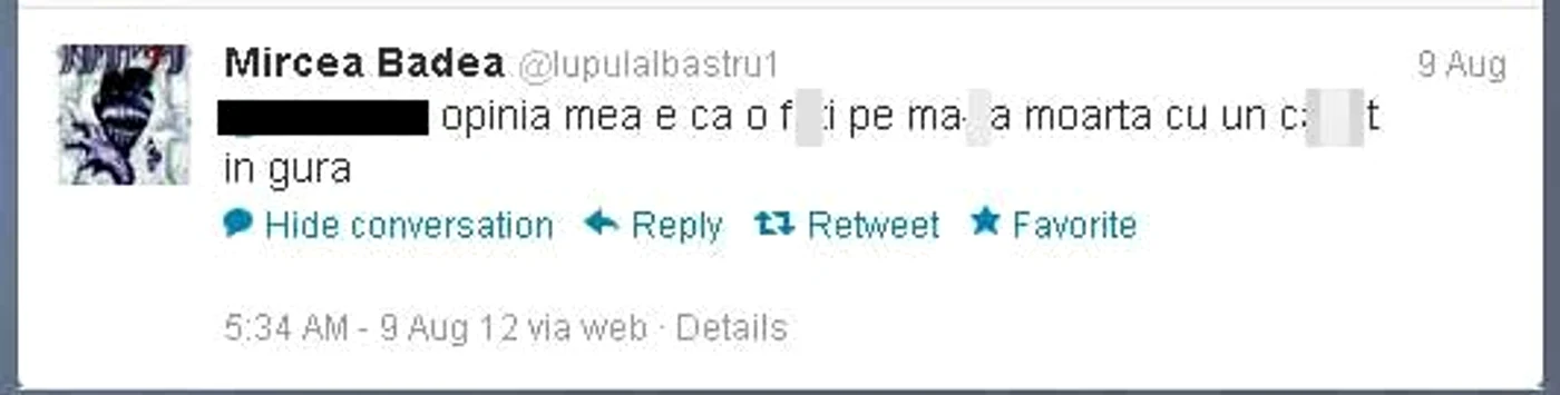 Mircea Badea, limbaj necenzurat pe Twitter