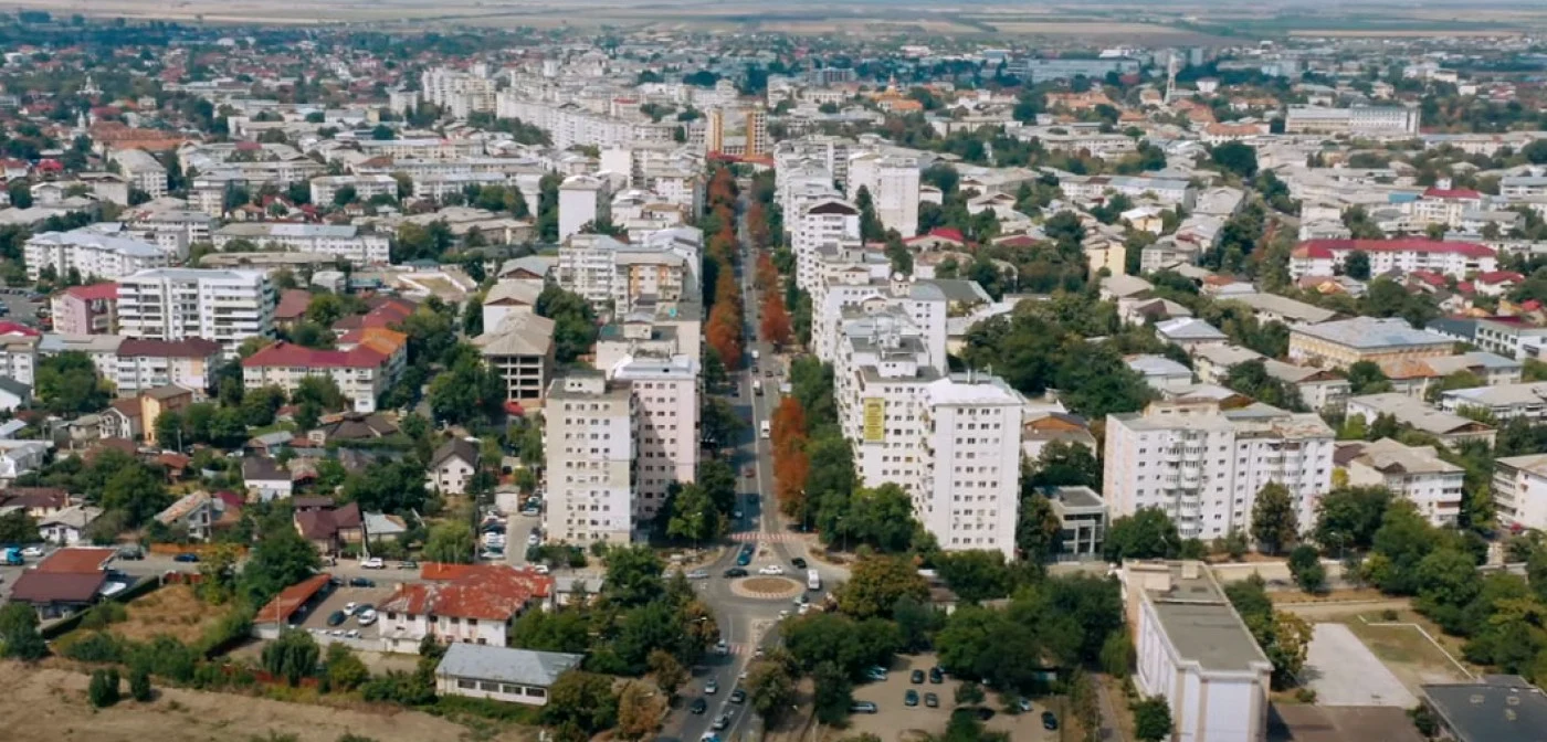 Municipiul Focşani înregistrează o scădere şi la actualul recensământ Imagine: Filmare dronă Primăria Focşani