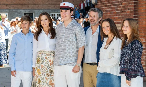 Regina Mary, Regele Frederik, Prințul moștenitor Christian și frații lui Foto Getty Images (3) jpg