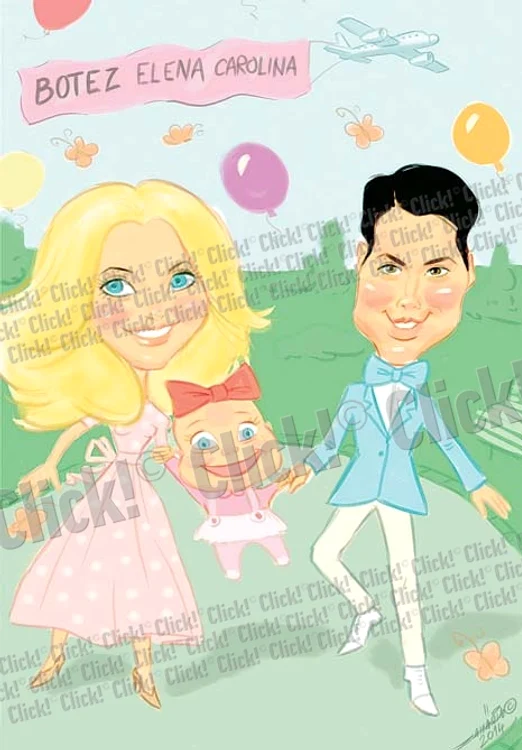 invitatie botez Alina Sorescu