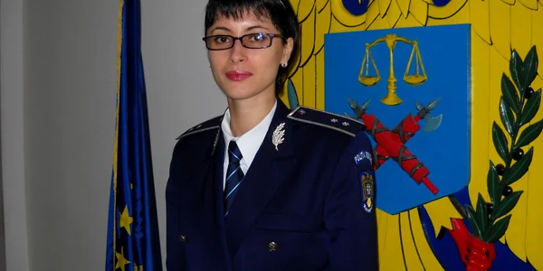 Claudia Airini, de la Inspectoratul de Poliţie al Judeţului Alba.