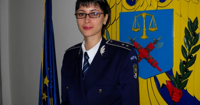 Claudia Airini, de la Inspectoratul de Poliţie al Judeţului Alba.