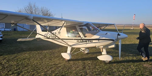 avionul cu care a zburat consilierul local din iasi foto facebook png
