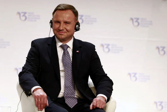 Preşedintele Poloniei Andrej Duda FOTO EPA-EFE