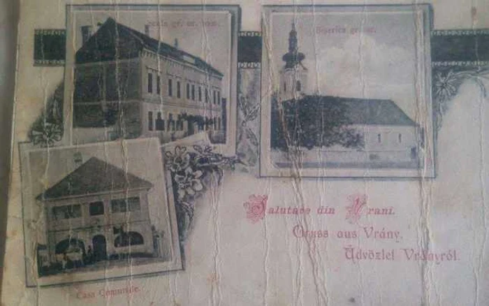 Vedere din Vrani vechi de peste un secol FOTO Facebook/Adina Maria