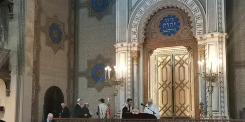 Moment istoric. Reinaugurarea Sinagogii Cetate din Timişoara FOTO Ş.Both