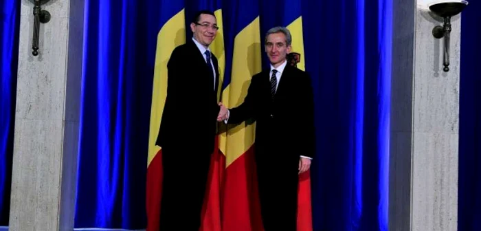 Premierul român Victor Ponta a avut discuţii pe teme economice cu omologul său moldovean, Iurie Leancă