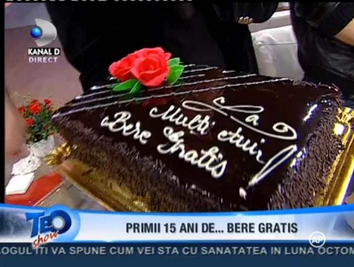 Bere Gratis in emisiune la Teo Trandafir