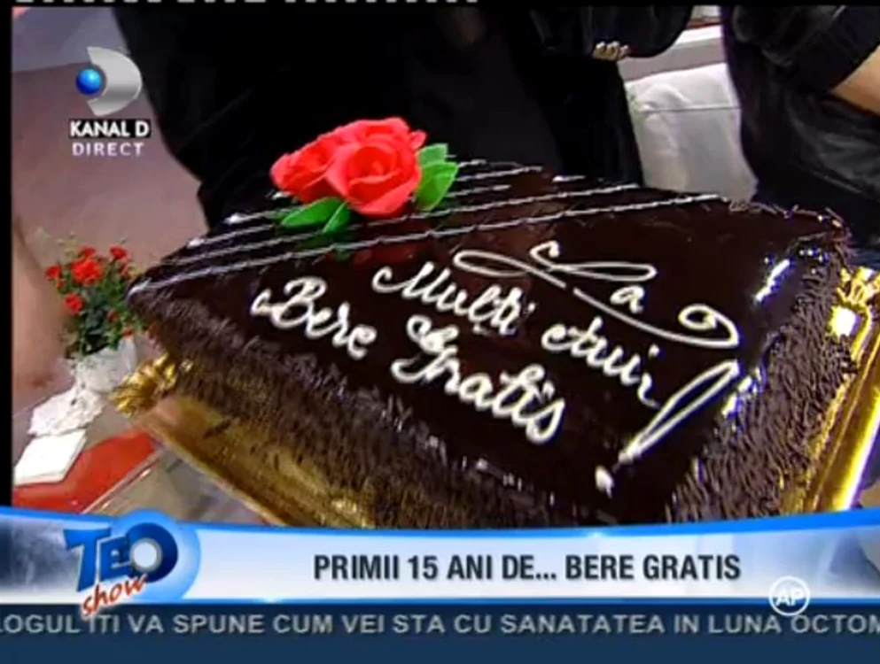Bere Gratis in emisiune la Teo Trandafir
